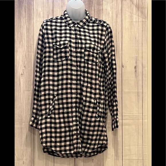 FOREVER 21 Long sleeve tunic- shirt/ size M - Picture 1 of 7